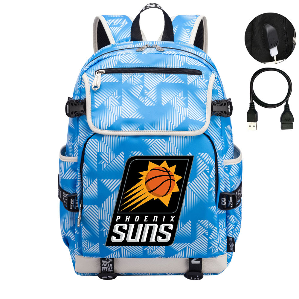 Phoenix Suns Backpack School Notebook Travel Bags