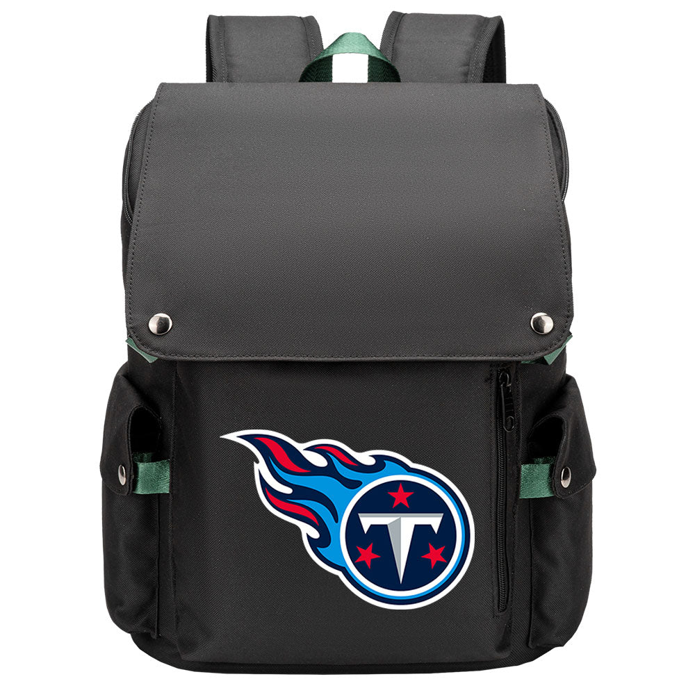 Tennessee Titans Football Team Rugby Laptop Backpack Oxford School Bag
