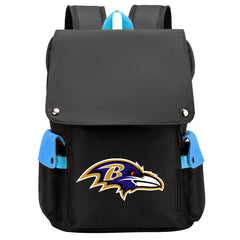Baltimore Ravens Football Team Rugby Laptop Backpack Oxford School Bag