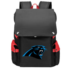 Carolina Panthers Football Team Rugby Laptop Backpack Oxford School Bag