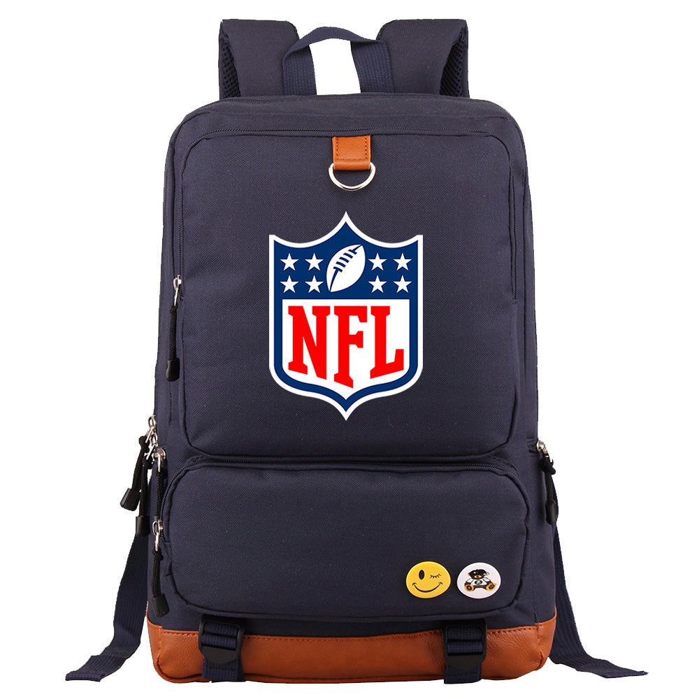 Football Team Rugby Proof Backpack NoteBook Laptop School Bag