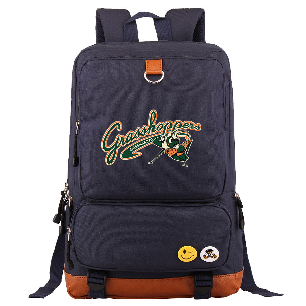 Greensboro Grasshoppers Water Proof Backpack NoteBook Laptop School Bag