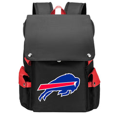 Buffalo Bills Football Team Rugby Laptop Backpack Oxford School Bag