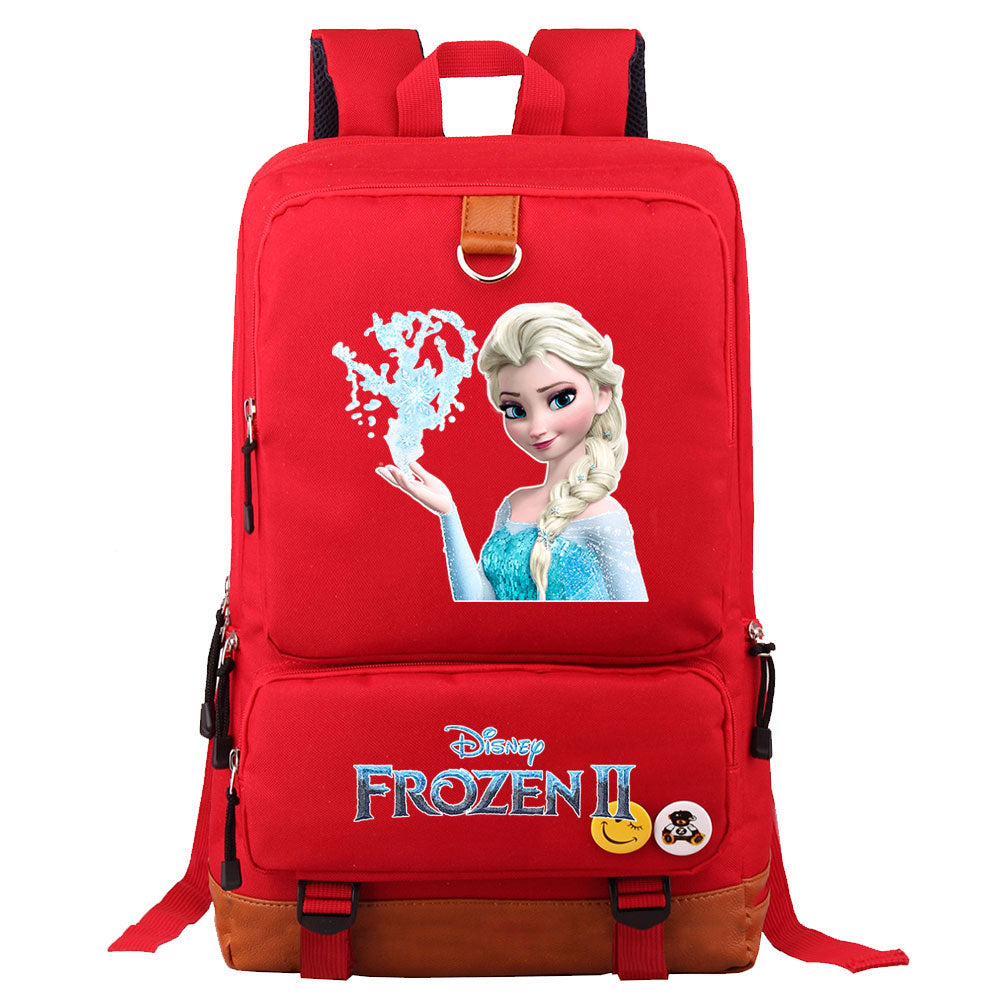 Frozen Elsa Anna Proof Backpack NoteBook Laptop School Bag