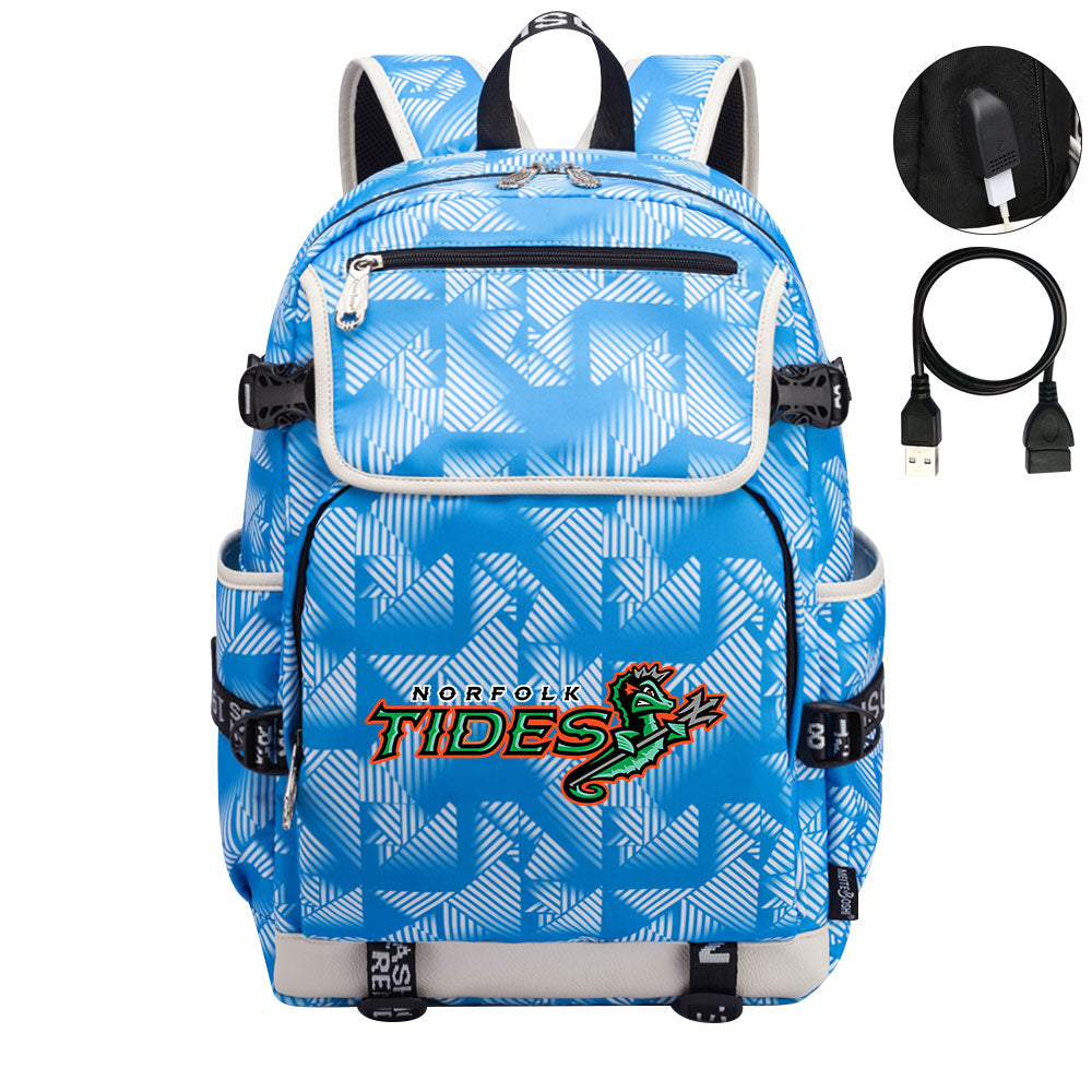 Norfolk Tides Backpack School Notebook Travel Bags
