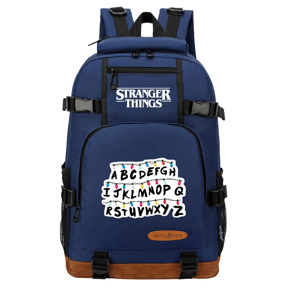 Strangers Things Waterproof Backpack School Notebook Travel Bag