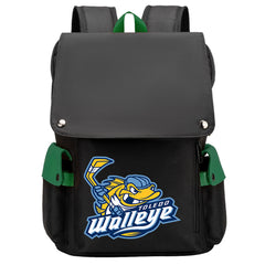 Toledo Walleye School Backpack Oxford Laptop Bag
