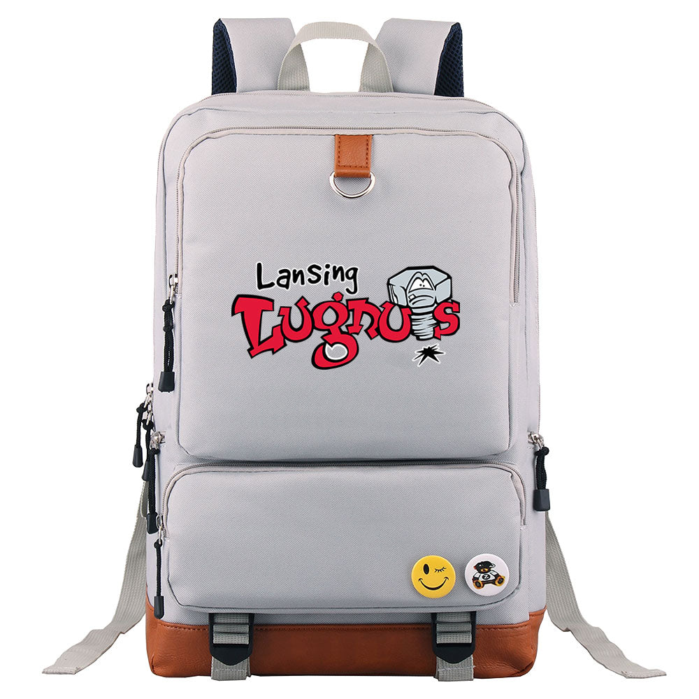 Lansing Lugnuts Proof Backpack NoteBook Laptop School Bag