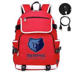 Memphis Grizzlies Backpack School Notebook Travel Bags