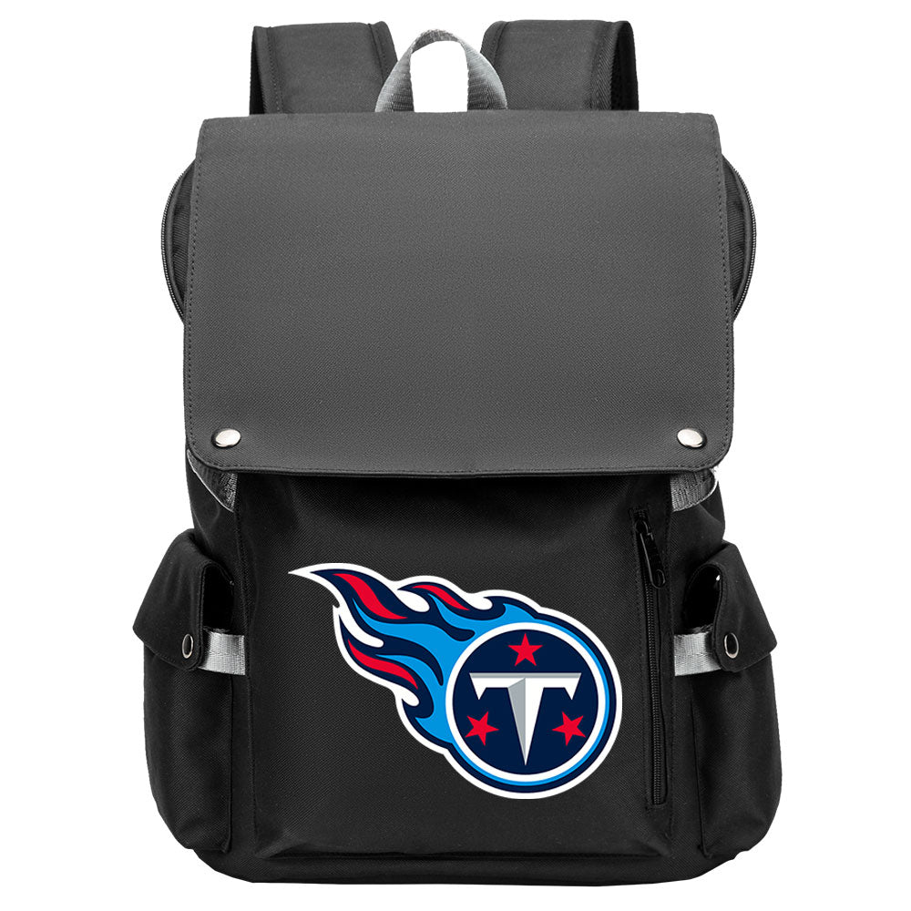 Tennessee Titans Football Team Rugby Laptop Backpack Oxford School Bag