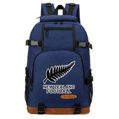 New Zealand Football Team Waterproof Backpack School Notebook Travel Bag