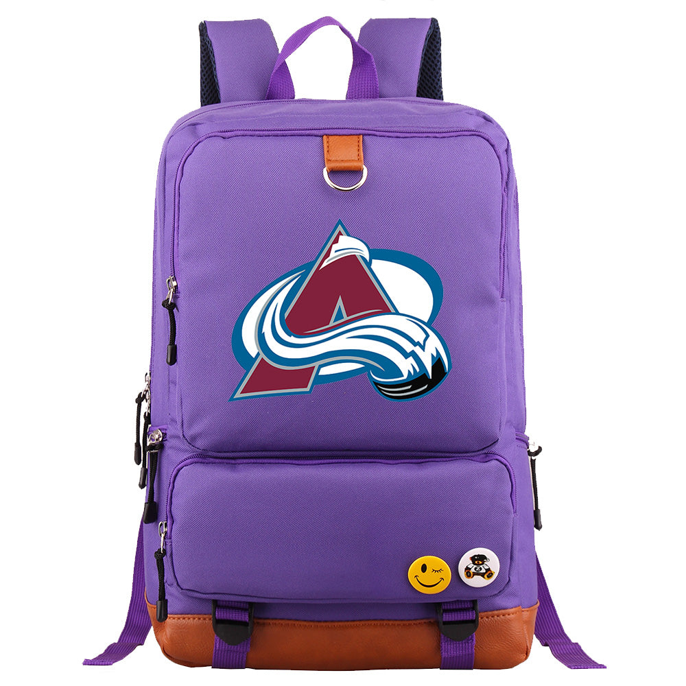 Colorado Avalanche Hockey Team Proof Backpack NoteBook Laptop School Bag
