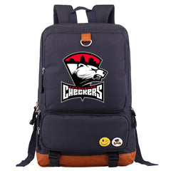 Charlotte Checkers Hockey Team Proof Backpack NoteBook Laptop School Bag