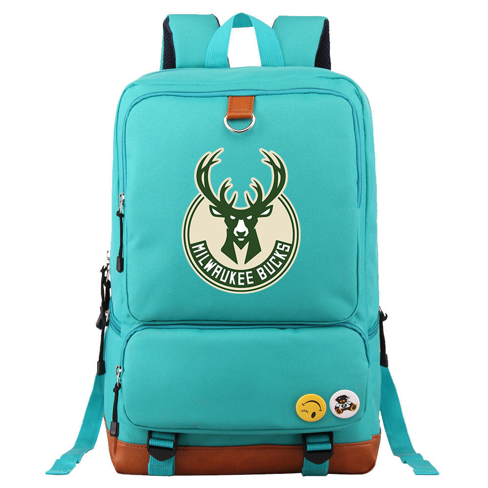 Milwaukee Bucks Water Proof Backpack NoteBook Laptop School Bag