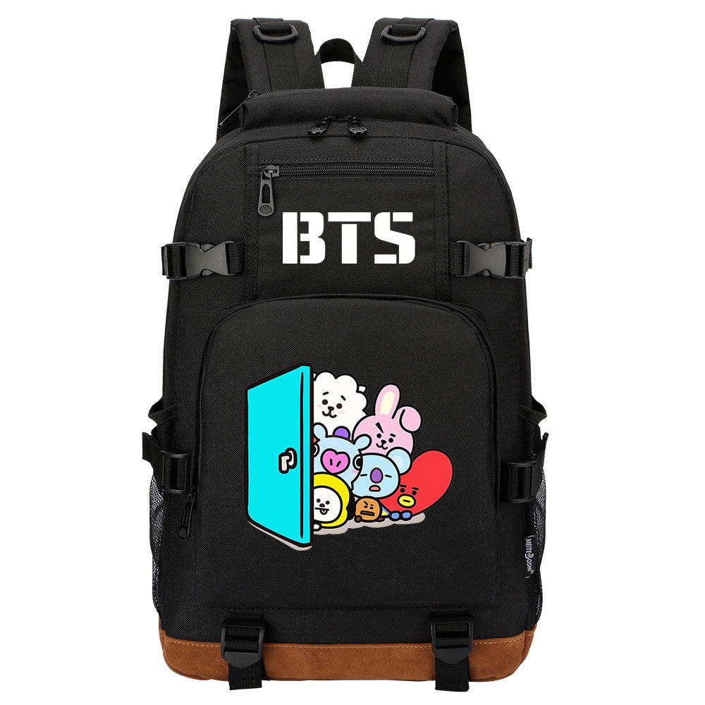 Kpop BTS Waterproof Backpack School Notebook Travel Bag