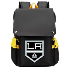 Los Angeles Kings Hockey Team School Backpack Oxford Laptop Bag