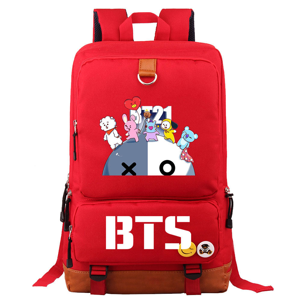 BTS VAN Proof Backpack NoteBook Laptop School Bag
