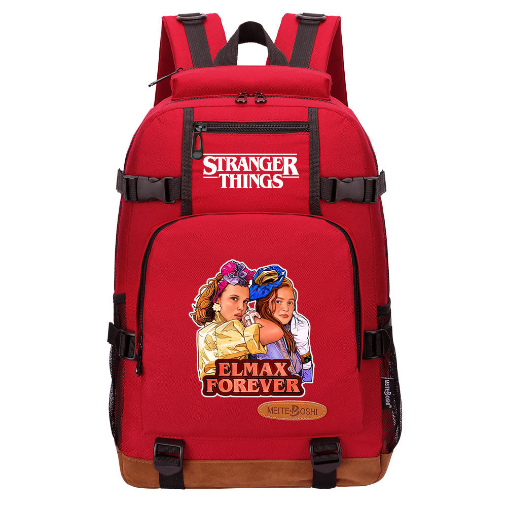 Strangers Things Max Mayfield Waterproof Backpack School Notebook Travel Bag