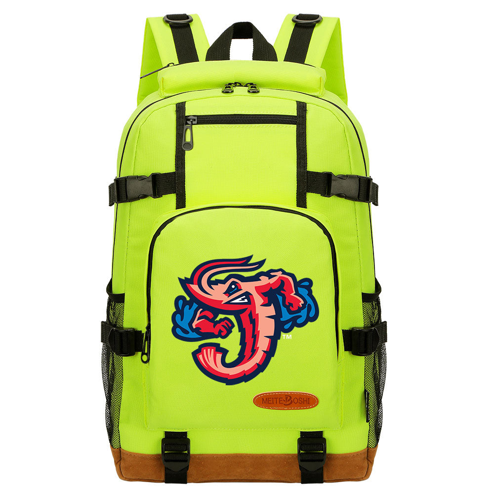 Jacksonville Jumbo Shrimp Waterproof Backpack School Notebook Travel Bag