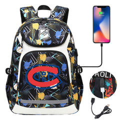 Montreal Canadiens Hockey League Backpack School Notebook Travel Bags With USB