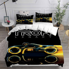 Tron Legacy Cosplay Bedding Set Duvet Cover Pillowcases Halloween Home Decor