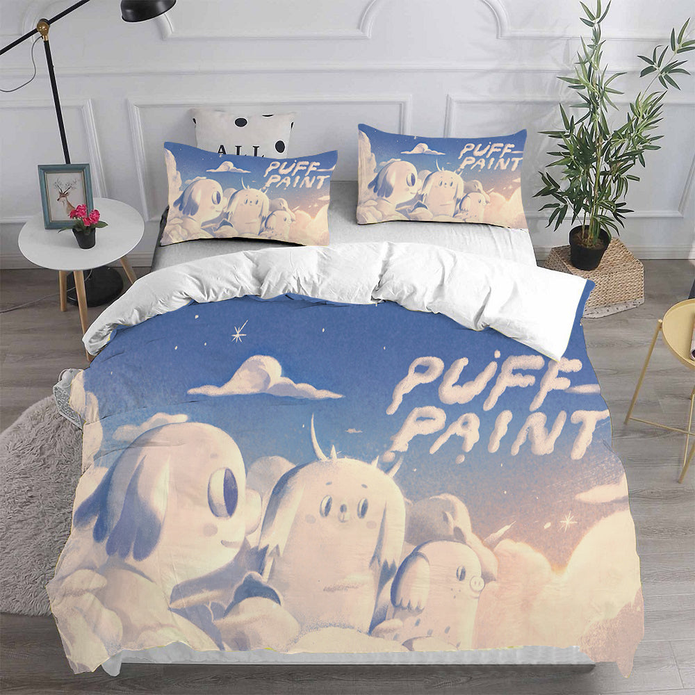 Summer Camp Island Cosplay Bedding Set Duvet Cover Pillowcases Halloween Home Decor