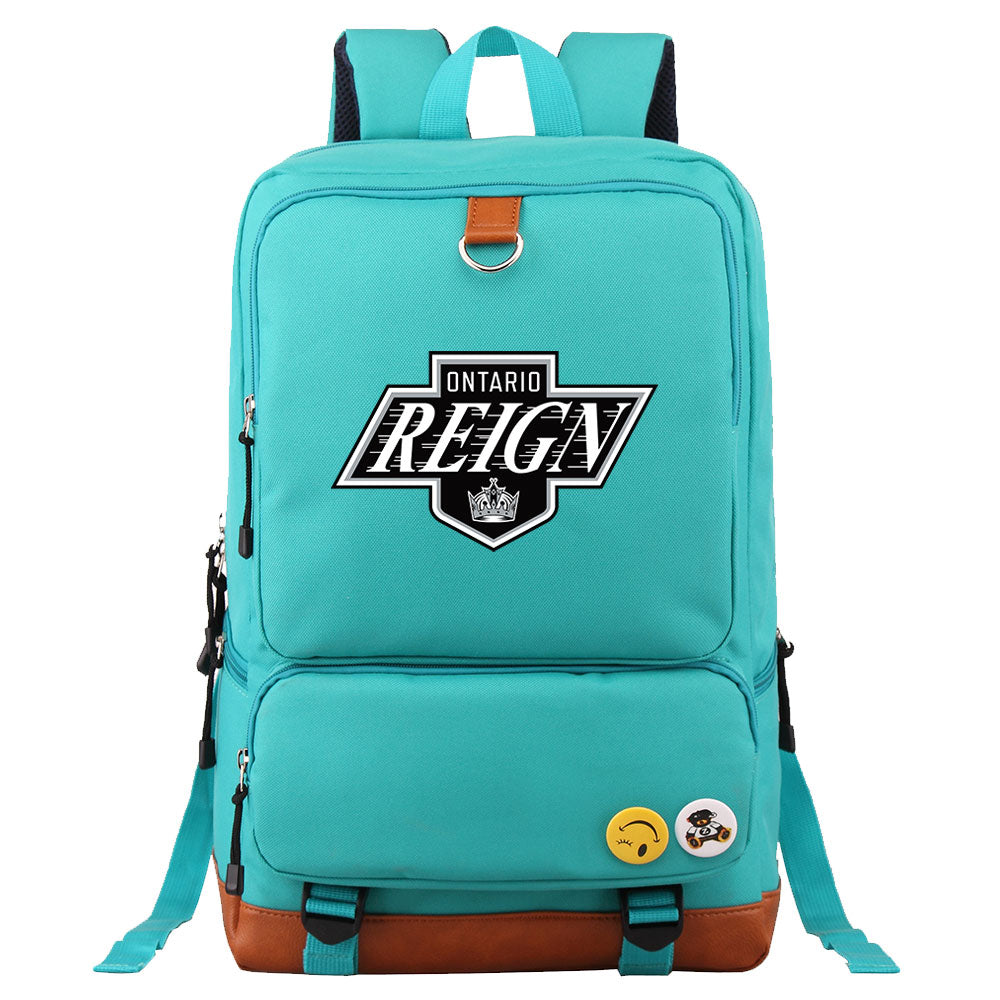 Ontario Reign Hockey Team Proof Backpack NoteBook Laptop School Bag