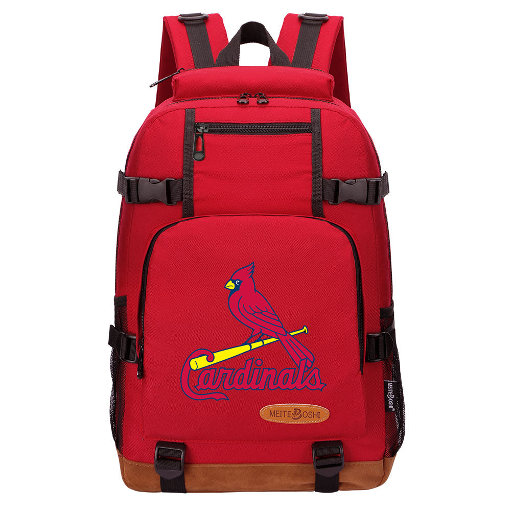 St Louis Cardinals Waterproof Backpack School Notebook Travel Bag