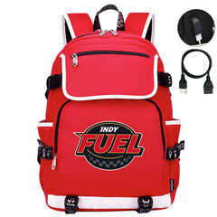 Indy Fuel Hockey League Backpack School Notebook Travel Bag