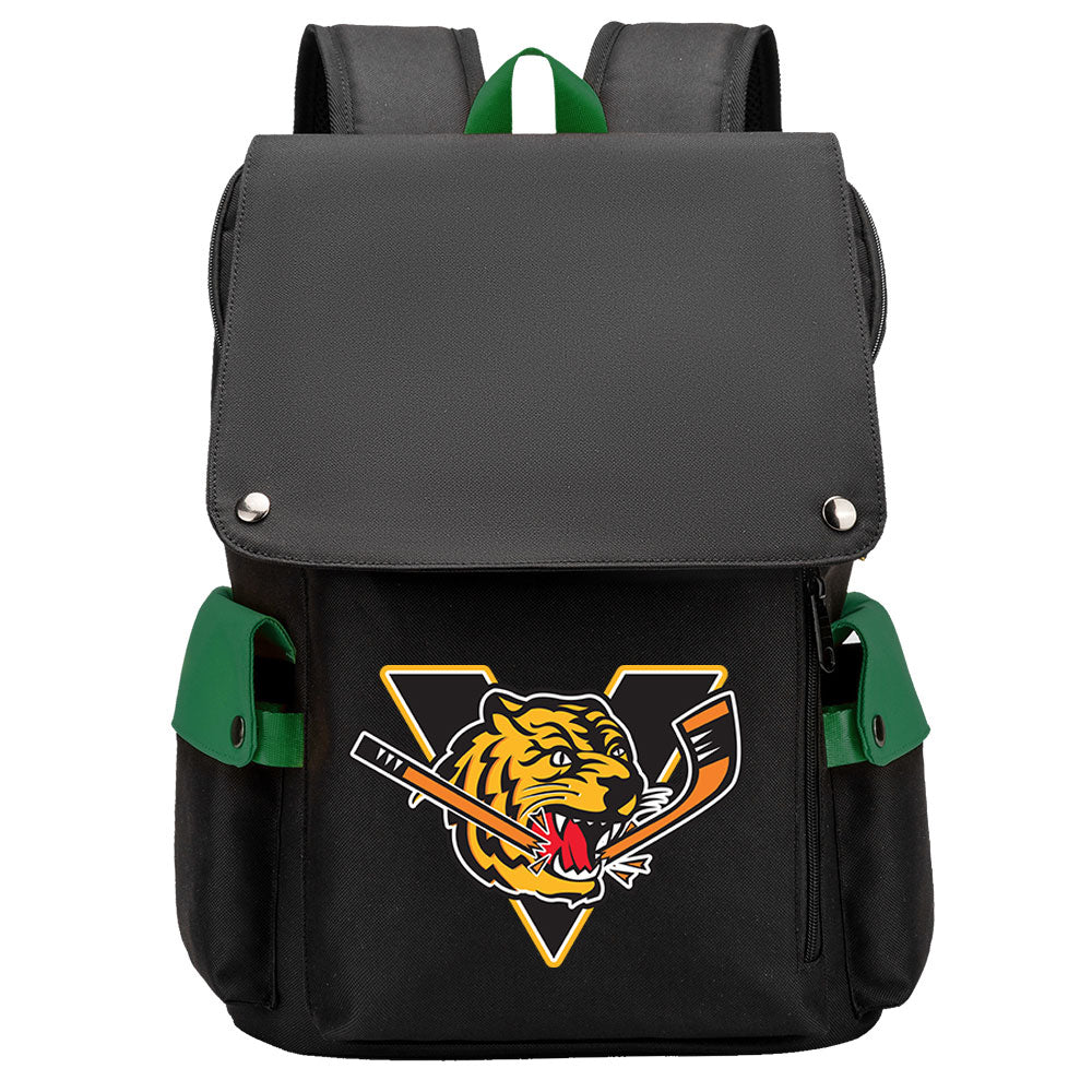 Victoriaville Tigres Hockey Team School Backpack Oxford Laptop Bag
