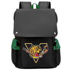 Victoriaville Tigres Hockey Team School Backpack Oxford Laptop Bag