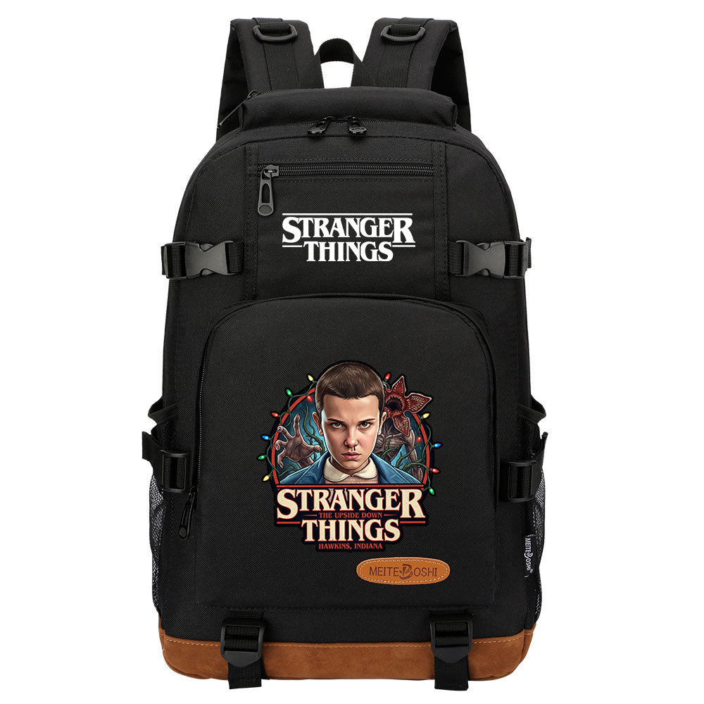Strangers Things El Waterproof Backpack School Notebook Travel Bag