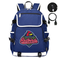 Memphis Redbirds Backpack School Notebook Travel Bags