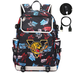 Victoriaville Tigres Hockey Backpack School Notebook Travel Bag