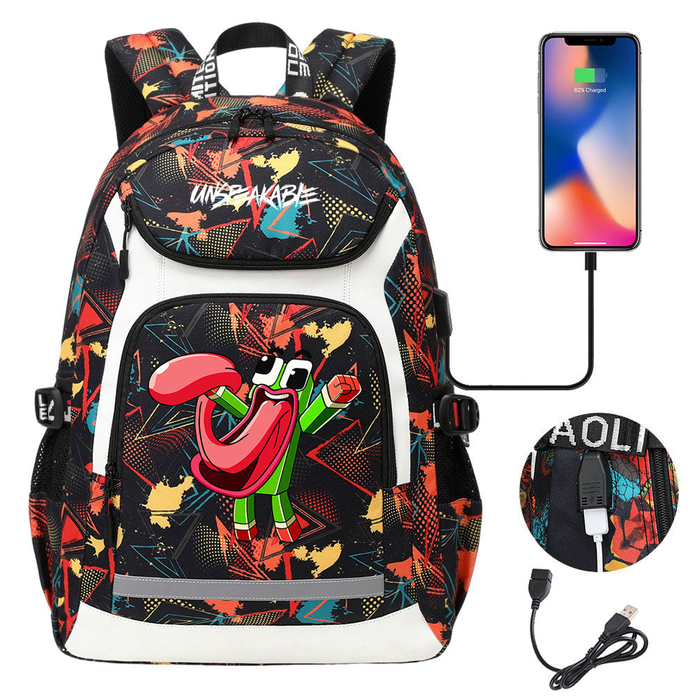 Unspeakable Gaming Backpack School Notebook Travel Bags With USB