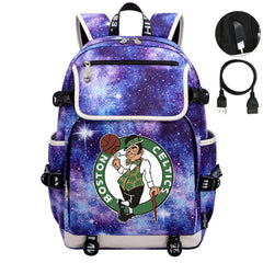Boston Celtics Backpack School Notebook Travel Bags