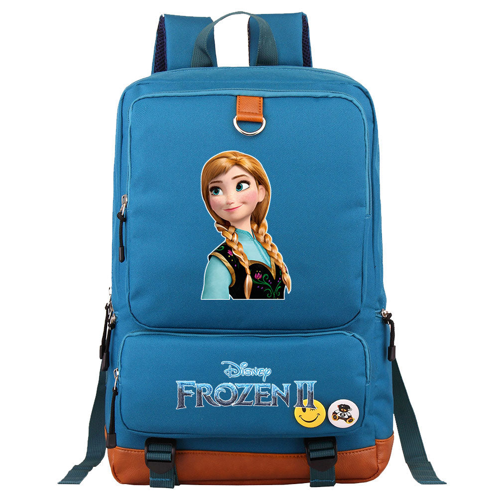 Frozen Elsa Anna Proof Backpack NoteBook Laptop School Bag