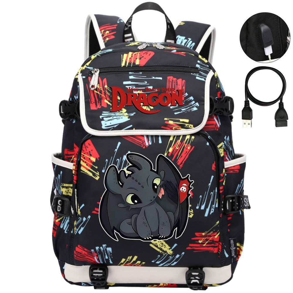 How to Train Your Dragon Backpack School Notebook Travel Bags