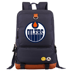 Edmonton Oilers Hockey Team Proof Backpack NoteBook Laptop School Bag