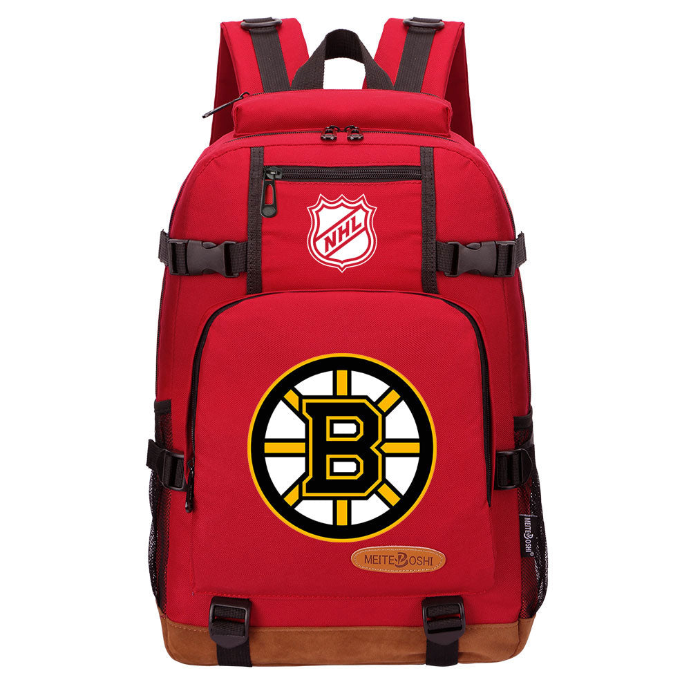 Boston Bruins Hockey League  Waterproof Backpack School Notebook Travel Bag