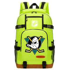 Anaheim Ducks Hockey League Waterproof Backpack School Notebook Travel Bag