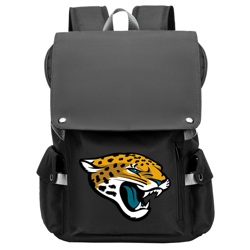Jacksonville Jaguars Football Team Rugby Laptop Backpack Oxford School Bag