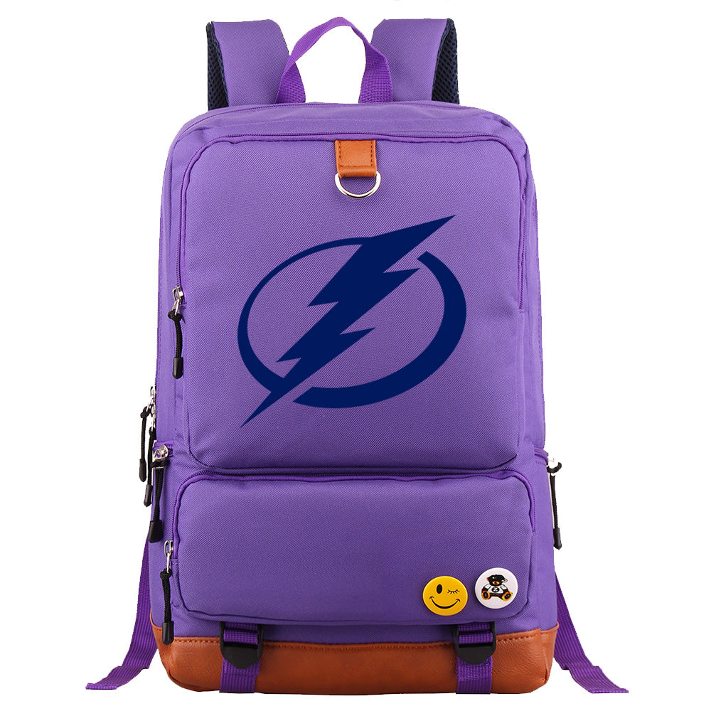 Tampa Bay Lightning Hockey Team Proof Backpack NoteBook Laptop School Bag