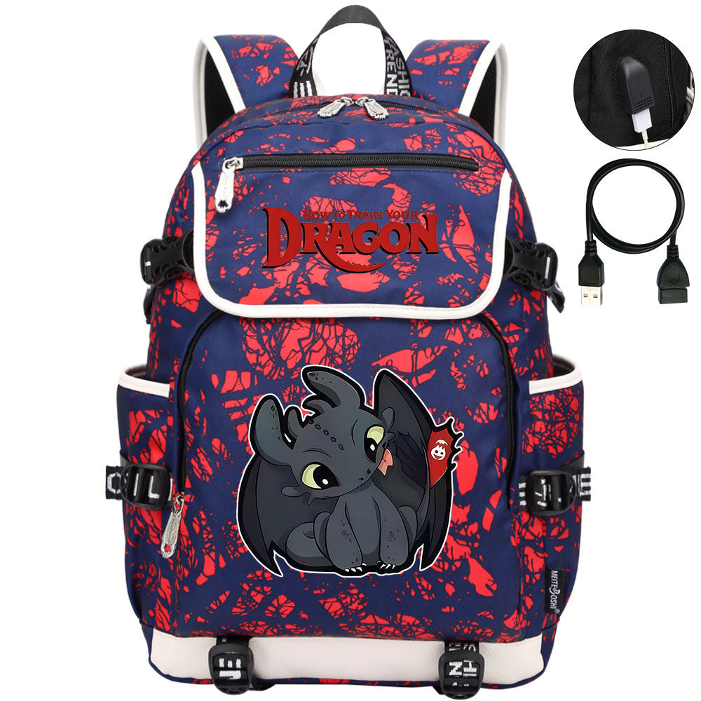 How to Train Your Dragon Backpack School Notebook Travel Bags