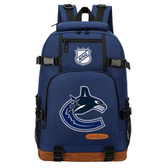 Vancouver Canucks Hockey League Waterproof Backpack School Notebook Travel Bag