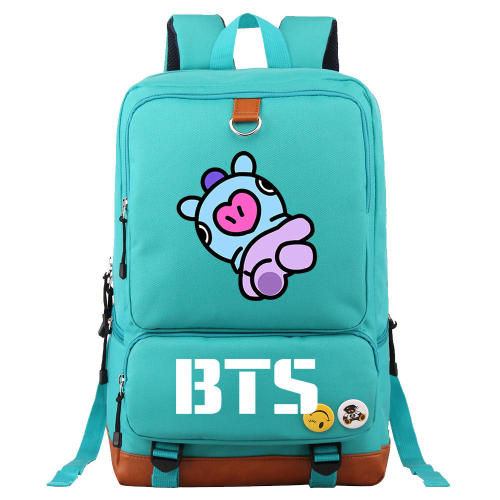 BTS Mang Proof Backpack NoteBook Laptop School Bag
