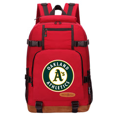 Oakland Athletics Waterproof Backpack School Notebook Travel Bag