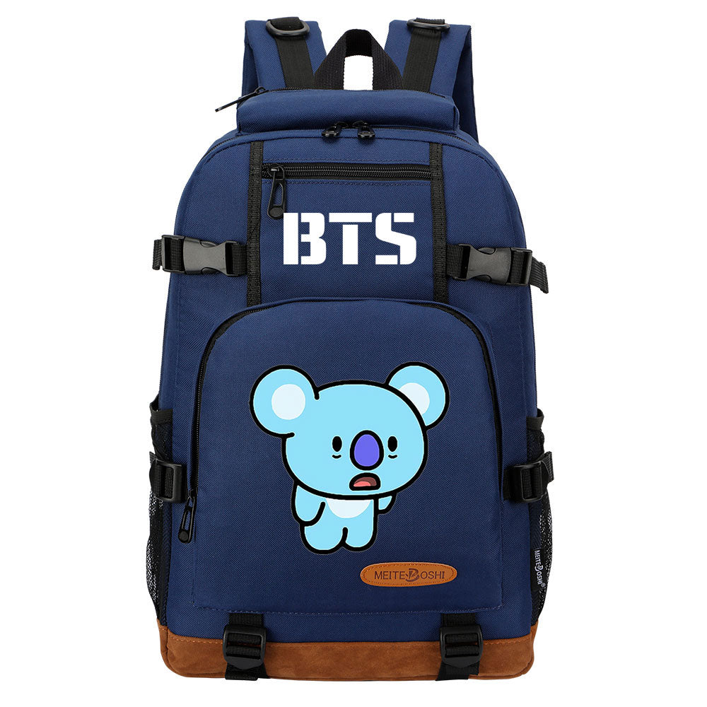 Kpop BTS Koya RM Waterproof Backpack School Notebook Travel Bag