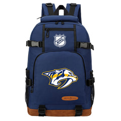 Nashville Predators Hockey League Waterproof Backpack School Notebook Travel Bag