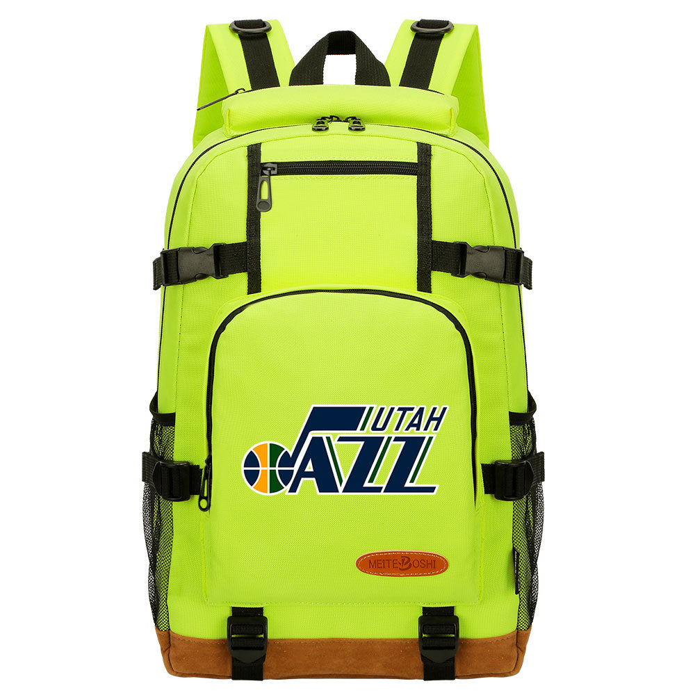 Utah Jazz Waterproof Backpack School Notebook Travel Bag